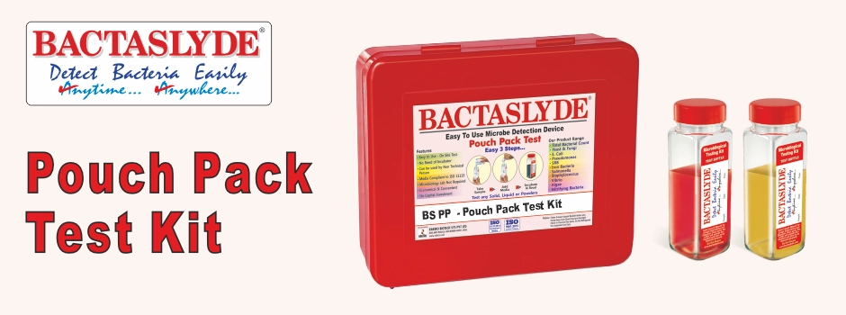 Bactaslyde Pouch Pack Test Kits
